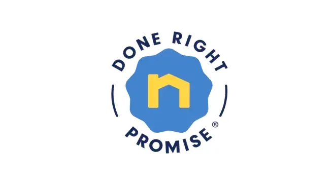 Done Right Promise logo.