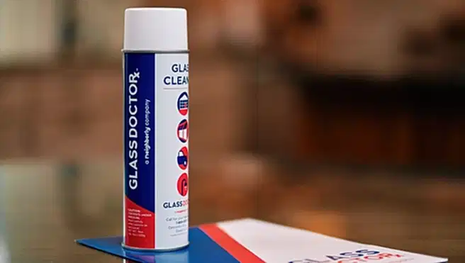 Glass Doctor spray cleaner.